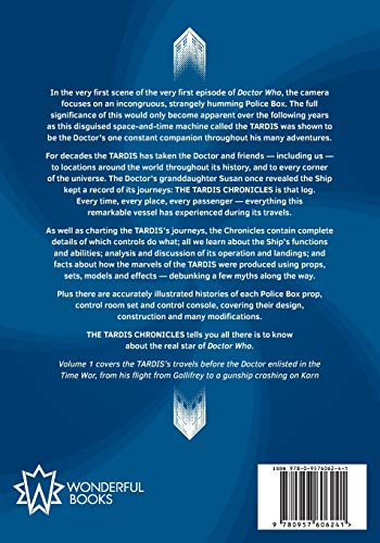The TARDIS Chronicles Volume 1 livre guide encyclopédique de science-fiction - 3