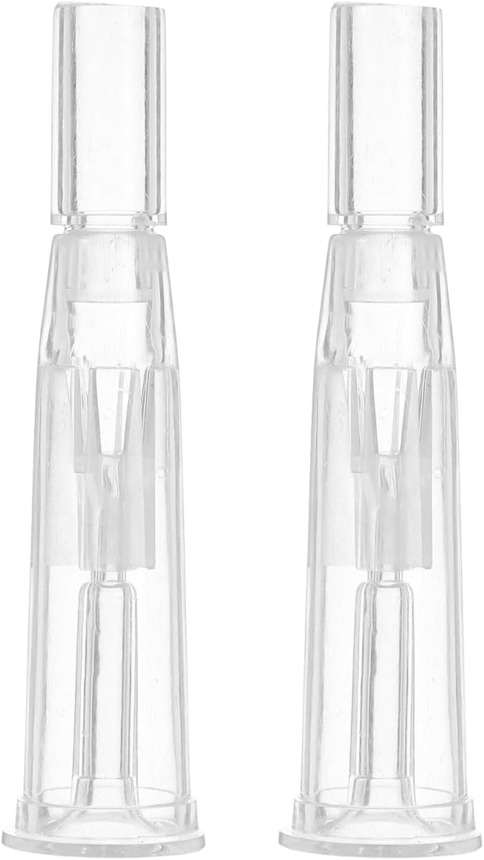 Yardwe 2-Pack Transparent Mushroom Fountain Spray Heads for Aquarium Pond Water Fountains Fish Tank Nozzles Indoor Outdoor Sprinklers
