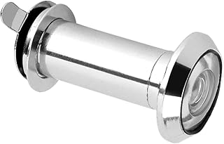 Peephole, Heavy Duty Viewer Cover 220 Degree Wide Viewing Angle Door Peephole Wide Angle, Sliver Easy To Install Diameter 14mm for Front Door Wood Door