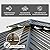 Domi Hardtop Gazebo 10x12FT, Outdoor Gazebo with Galvanized Steel Double Roof, Aluminum Frame, Built-in Gutter System, Curtain and Netting, Metal Gazebo Pavilion for Patio Deck Garden, Brown