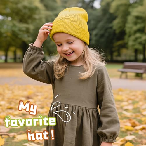 Image of ZOORON Kids Beanie Boys Girls Beanies Children Winter Hats Children Knit Warm Caps Kids Soft Beanie Cap