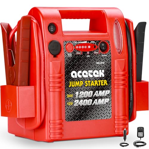 acetek Car Battery Jump Starter with Air Compressor, HH974