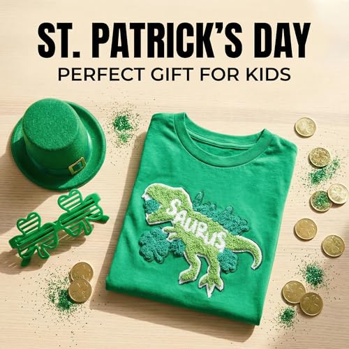 Image of Kids St. Patrick's Day Shirt Boys and Girls Green T-Shirt Clothing 4-12 Years