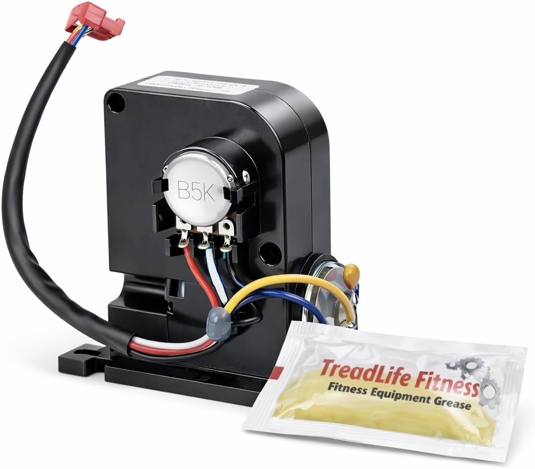 TreadLife Fitness Resistance Tension Motor - Compatible with NordicTrack Elite 14.9 Elliptical - Part Number 193223 - Comes with Free TREADLIFE FITNESS Squeak Eliminator Grease $10 Value!