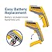 Etekcity Lasergrip 1030D Infrared Thermometer (Not for Human) Gun Dual Laser Non-Contact Temperature Filtering-58℉ to 1022℉ (-50℃ to 550℃), 8.9 x 2.2 x 5.3, Yellow & Gray