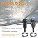 MIKKUPPA Front Windshield Washer Nozzles - Replacement for Ram, Dodge, Jeep, Chrysler - Replaces OEM #: 4805742AB, 5116079AA, Spray Jet Kit (pack of 2)