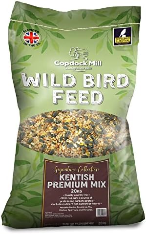 Copdock Mill Wild Bird Seed & Grain Mix 20kg Bag All Year Round High ...