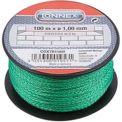 Epp Para Albañiles Connex COX781560 - Cuerda de Albañil 36 kg, Verde, 100m x 1mm