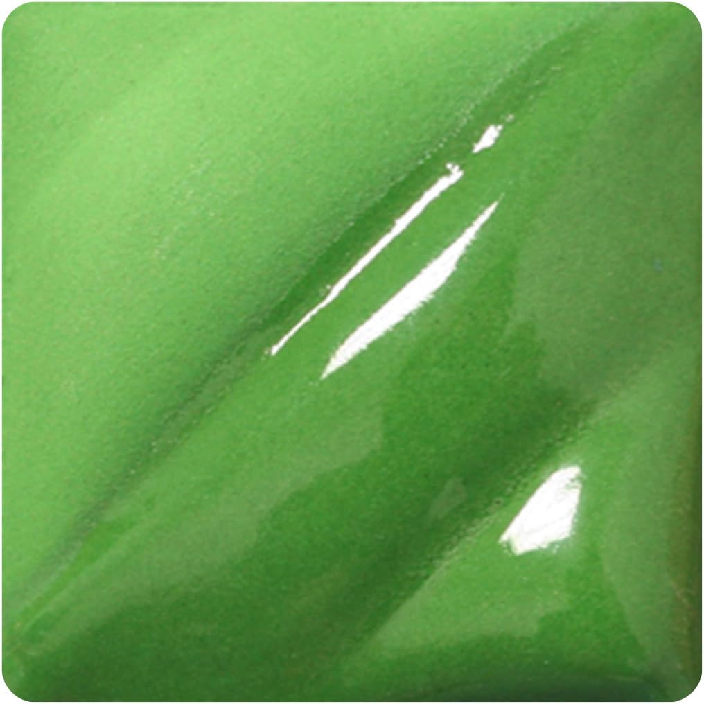 AMACO Liquid Underglaze LUG-43 Dark Green Decorating Color Pint, 16 oz. (473 mL), Cone 05-10 (LUG) Liquid Underglaze for Bisque and Wet/Unfired Clay