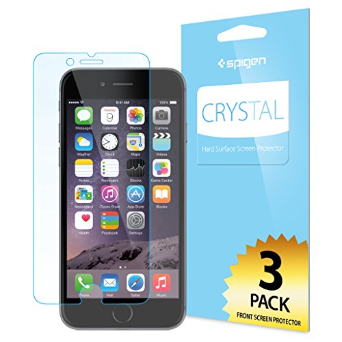 Spigen Crystal Clear iPhone 6 Screen Protector with Crystal Film 3 Pack for iPhone 6