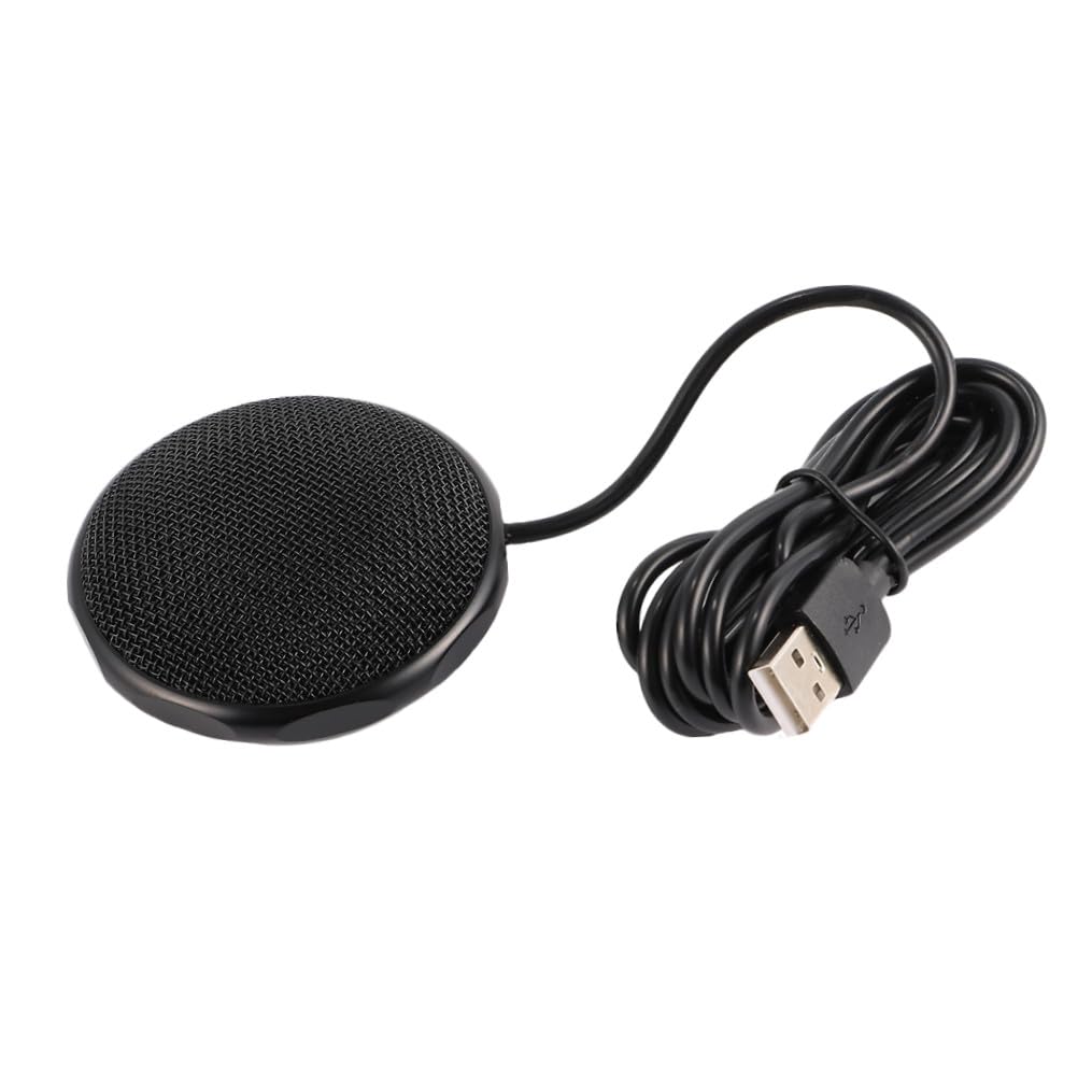 NUOBESTY 3 Pièces 360 Micro USB Haut-Parleurs D'Ordinateur Microphone De Conférence Omnidirectionnel en étal Et en Plastique Microphone De Conférence Téléphonique