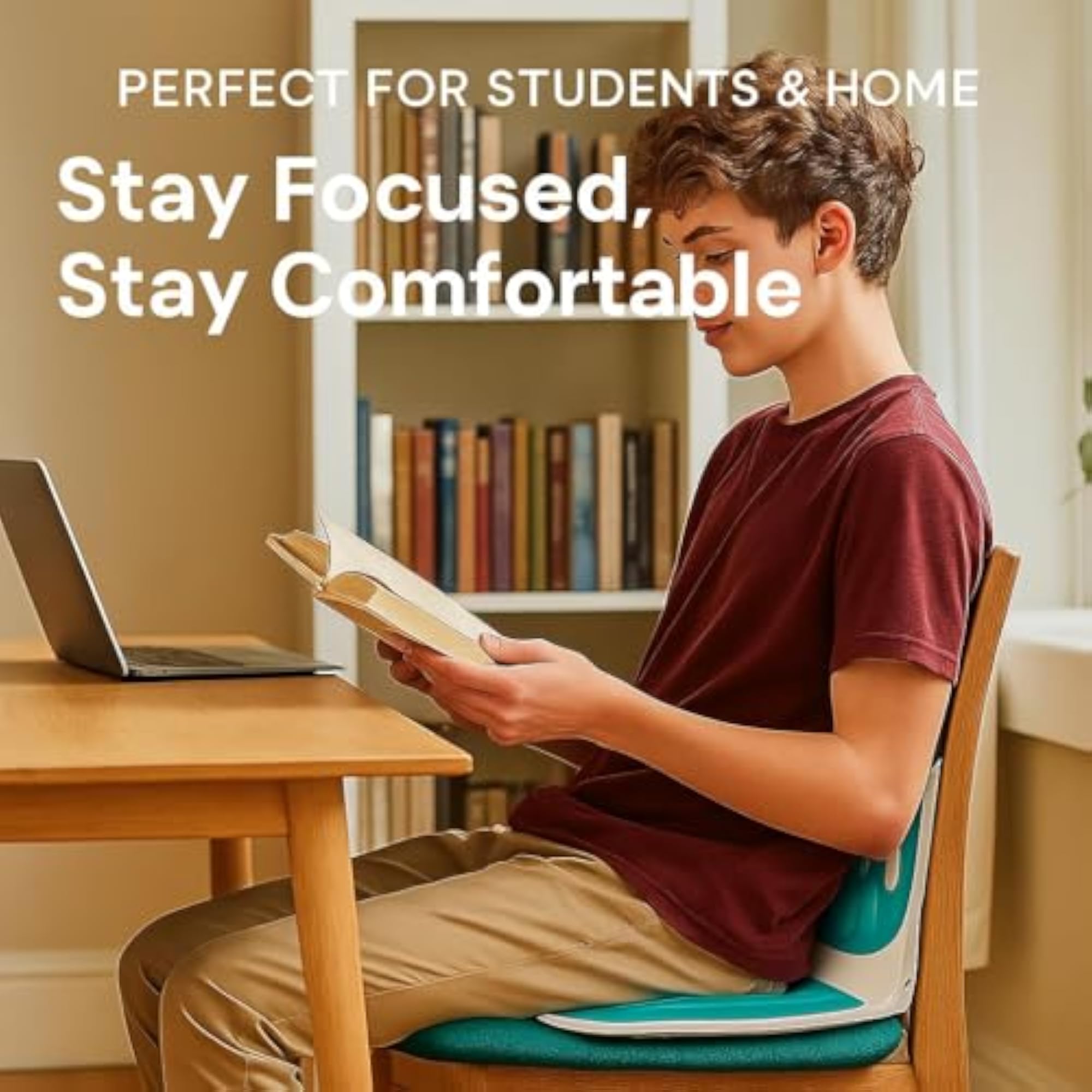 Premium Posture Correcting Office Seat Cushion, Ergonomic Support