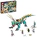 LEGO 71746 Ninjago Le Dragon de la Jungle, Jouet de Construction, Comprend Figurines, et Les Minifigurines Ninja Lloyd et Zane, pour Garçons et Filles