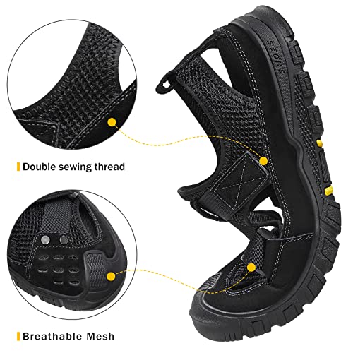 Camel Crown Men's Waterproof Hiking Sandals Outdoor Athletic Sport Sandals Closed Toe Non-Slip Summer Sandals For Beach Water #TOP5