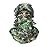 Ghillie Camouflage Leafy Hat 3D Full Face Mask Headwear Turkey Camo Hunter Hunting Accessories (Python Green)