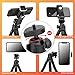 Aureday 74' Camera Tripod with Travel Bag Bundle, Cell Phone Tripod with Wireless Remote and Phone Holder, Compatible with DSLR Cameras, Cell Phones, Projector, Webcam