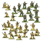 Warlord Games Włoski pluton Paracadutisti, waga 28 mm, plastikowe miniatury do akcji śrub, bardzo szczegółowe miniatury z II wojny światowej
