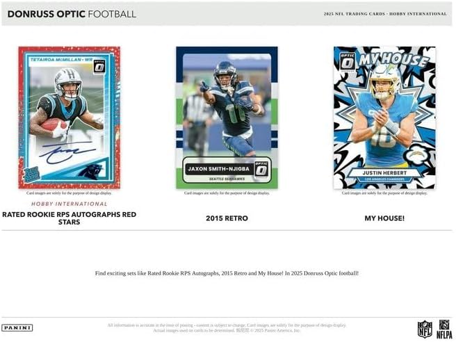 2025 Panini Donruss Optic Football International Hobby Box