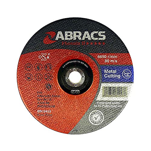 Abracs PH23030FS Phoenix II Flat Stone Cutting Disc - 230mm x 3mm x 22mm