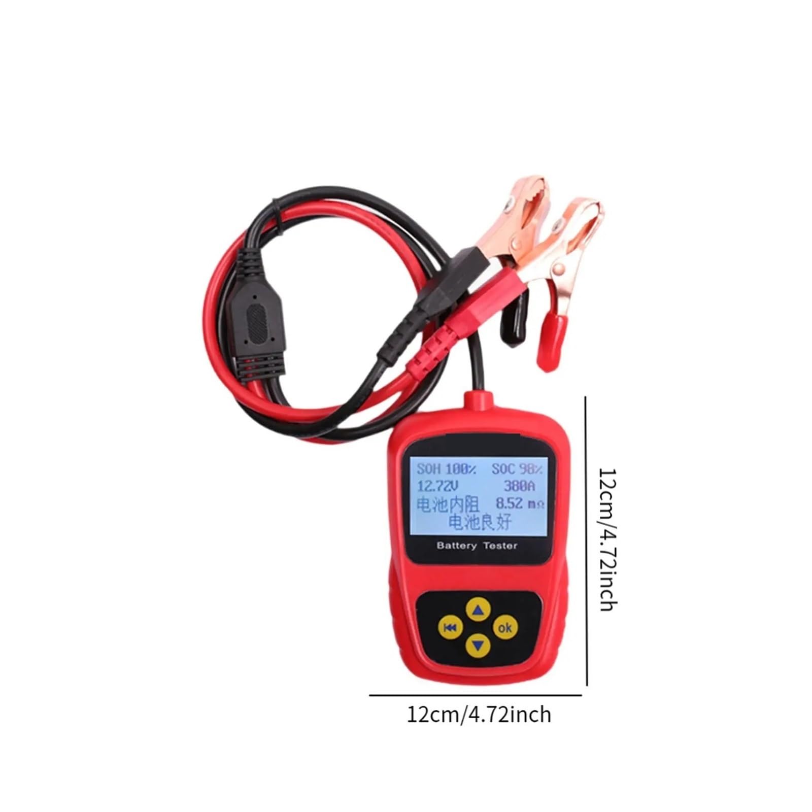 Batterietester, Autobatterie-Analysator, Batterie-Leitfähigkeitsanalysator, Mehrzweck, tragbar