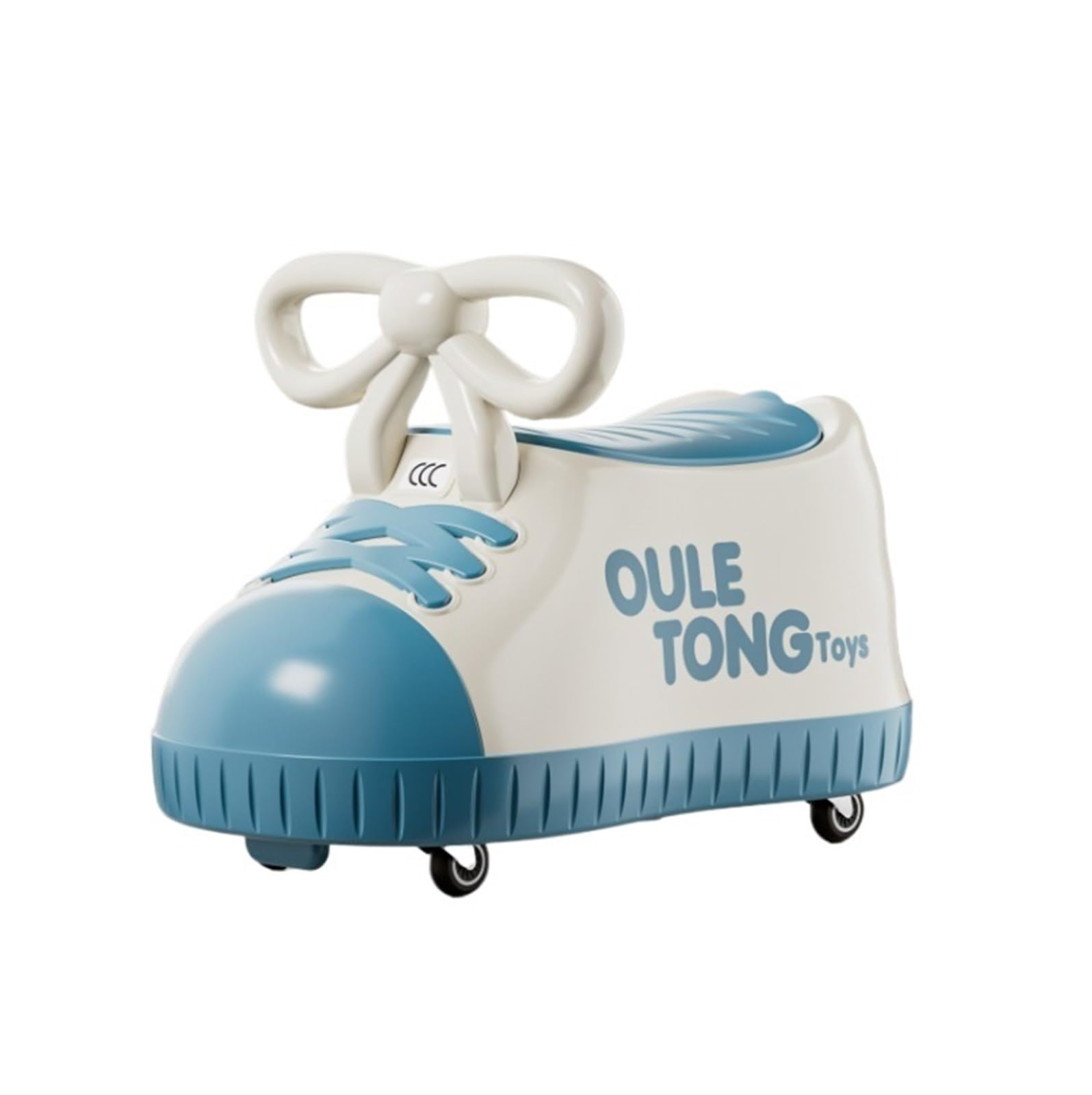 SDGBCXD Swing Car, Wiggle Car Ride On Toys with Under Seat Storage 4 Universal Wheels Anti-Rollover, for Indoor Outdoor Swing Card(Blu)