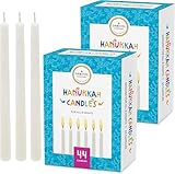 The Dreidel Company 44 White Hanukkah Candles For All 8 Nights of Chanukah (2)