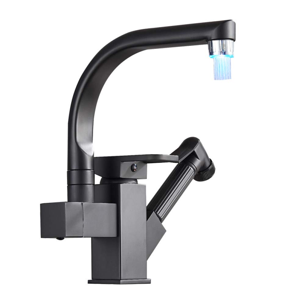 Robinet de cuisine avec douchette pour nettoyer facilement les grands plats