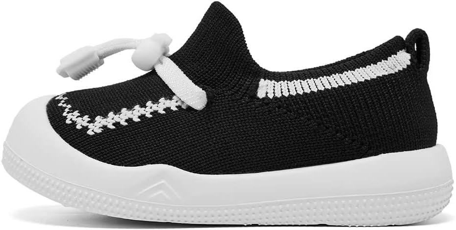 Eashi Baby Boy Girl Non-Skid Indoor Infant Walking Shoes Breathable Warm Elastic Sock Shoes with Memory Sole Protect Toes Outdoor Sneakers - Image 4