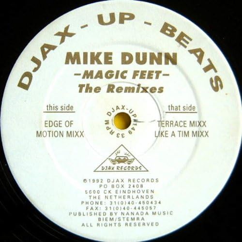 Mike Dunn - Magic Feet (The Remixes) - Djax-Up-Beats - DJAX-UP-149, Muzique Records - DJAX-UP-149