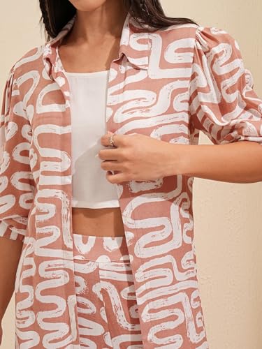 Image of Vishudh Women's Co-ord Set | Trendy Matching Set for Casual & Chic Looks | Stylish Top & Bottom Co-ord for Women