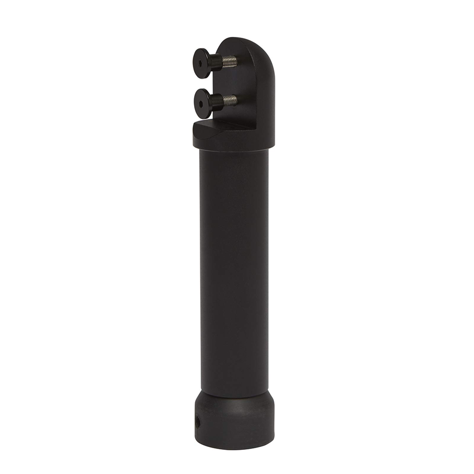 Access Hardware Black Adjustable Dome Top Toilet Cubicle Leg Support In Matte