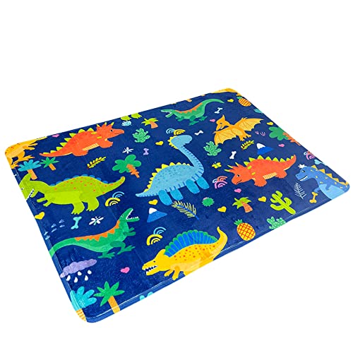 Cartoon Dinosaur Area Rugs Lovely Dinosaur Carpet Rugs For Boys Kids Blue Cute Animal Patterns Carpet Dinosaur Rugs For Boys Bedroom Living Dinning Room Bedroom Kitchen Playing Room, 2'×3' #TOP2