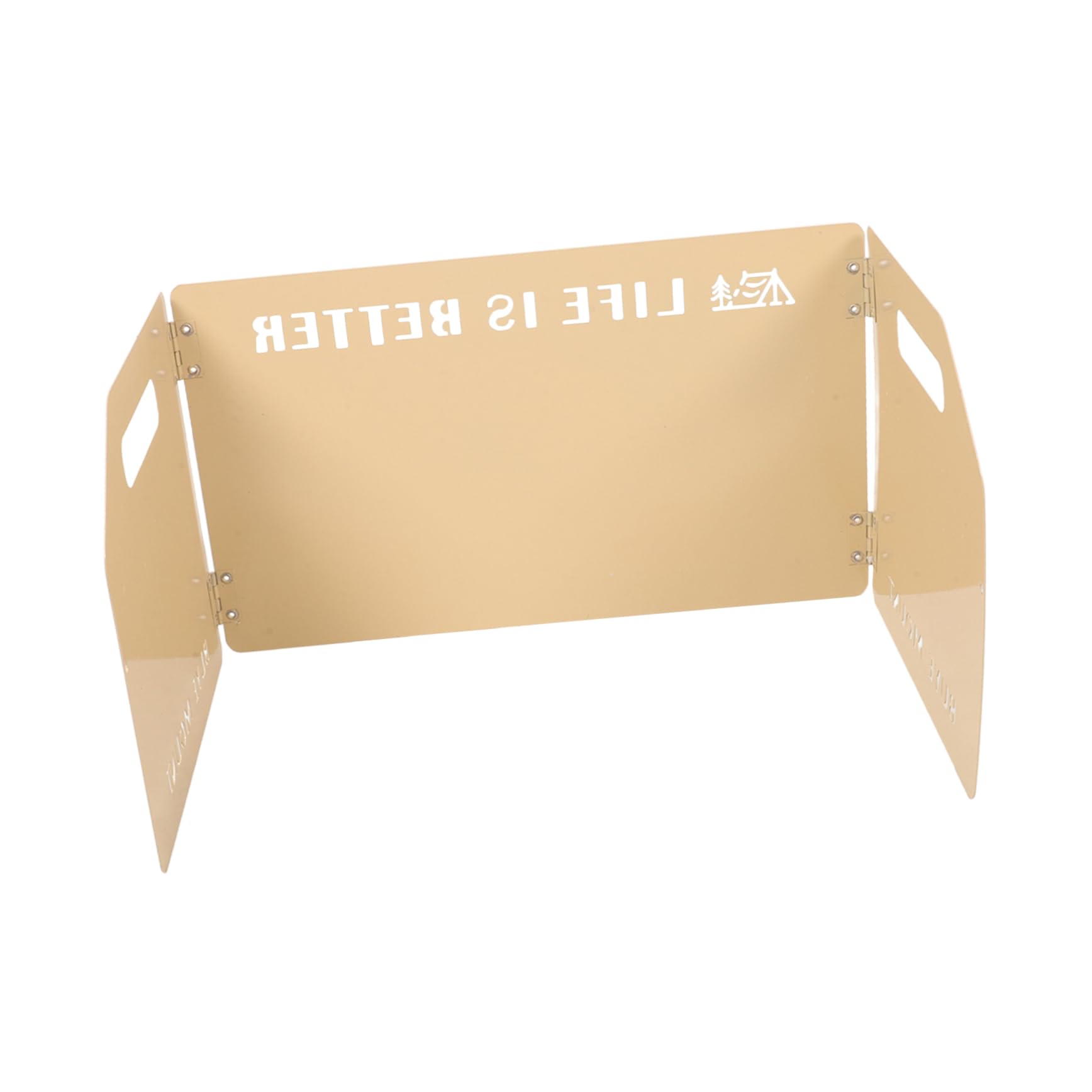 ibasenice Lightweight Windproof Camping Anti-Wind Tool Portable Cooking Windproof Tool for Outdoor Activities