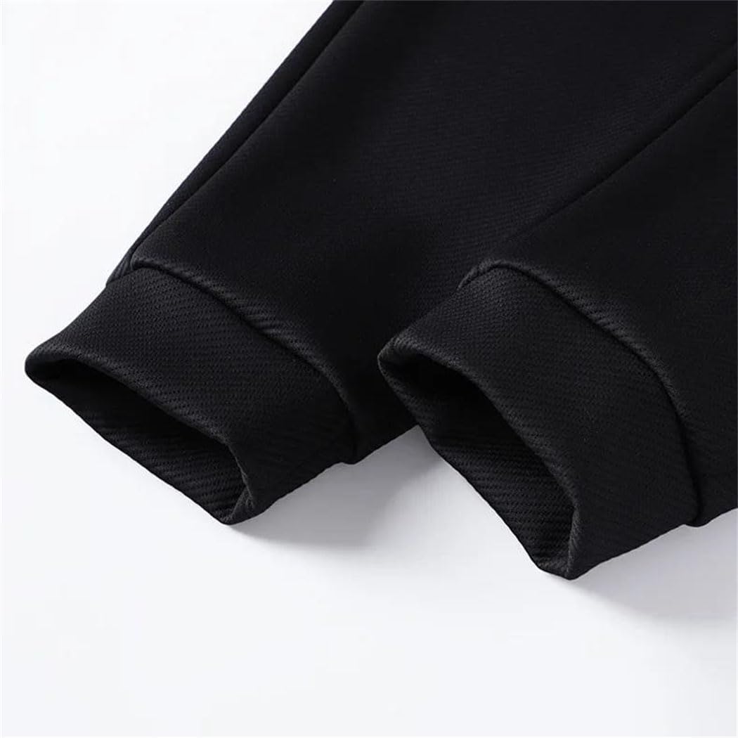 Men's Spring Tracksuit Set Long Sleeve Top Straight Leg Pants Outdoor Sports Fitness Running Jogging Clothing