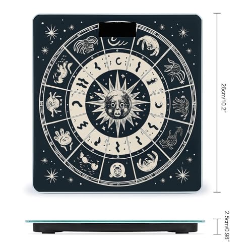 Báscula Digital de Baño con Pantalla LCD y Vidrio Templado miniatura 2