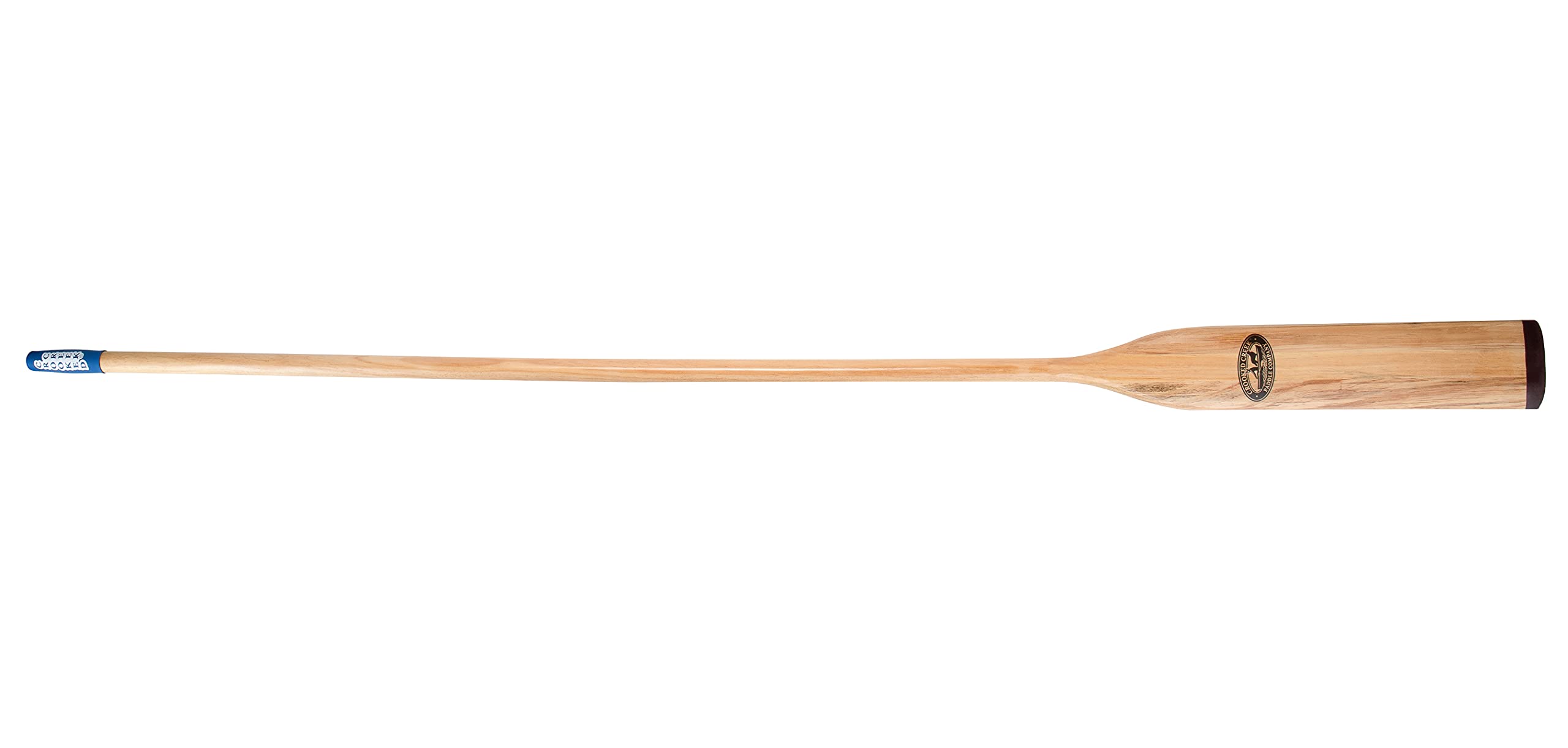 Natural Finish Wood Oar With Comfort Grip - Multi-Ply Laminated Pine Construction