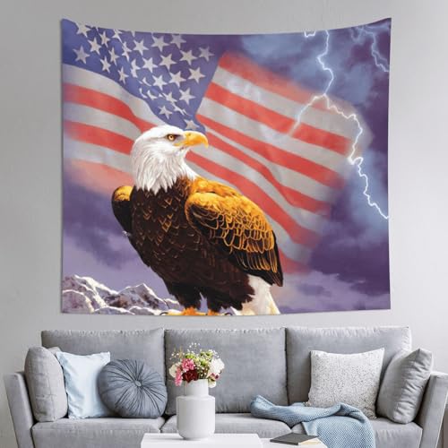 Tapisserie Aigle USA 152x130 cm, le cadeau ideal pour deco de chambre d ado