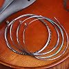 Alice Viola String 4/4 Full Strings Set Steel Core with Ni-Fe Winding, Nickel Plated Viola String with Ball End for 16 Viola