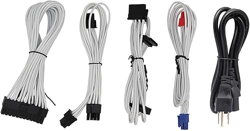 Miniatura 7 de Fuente de alimentación flexible de 500 W, fuente de alimentación modular ATX para computadora, voltaje completo, 110220 V con alimentación de placa