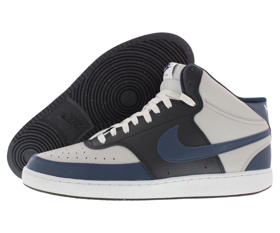 Court Vision Mid Next Nature Leather Mens Shoes