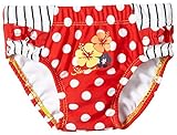 Sterntaler Baby-Mädchen Badehose Schwimmwindel, Rot (Erdbeere 805), 80