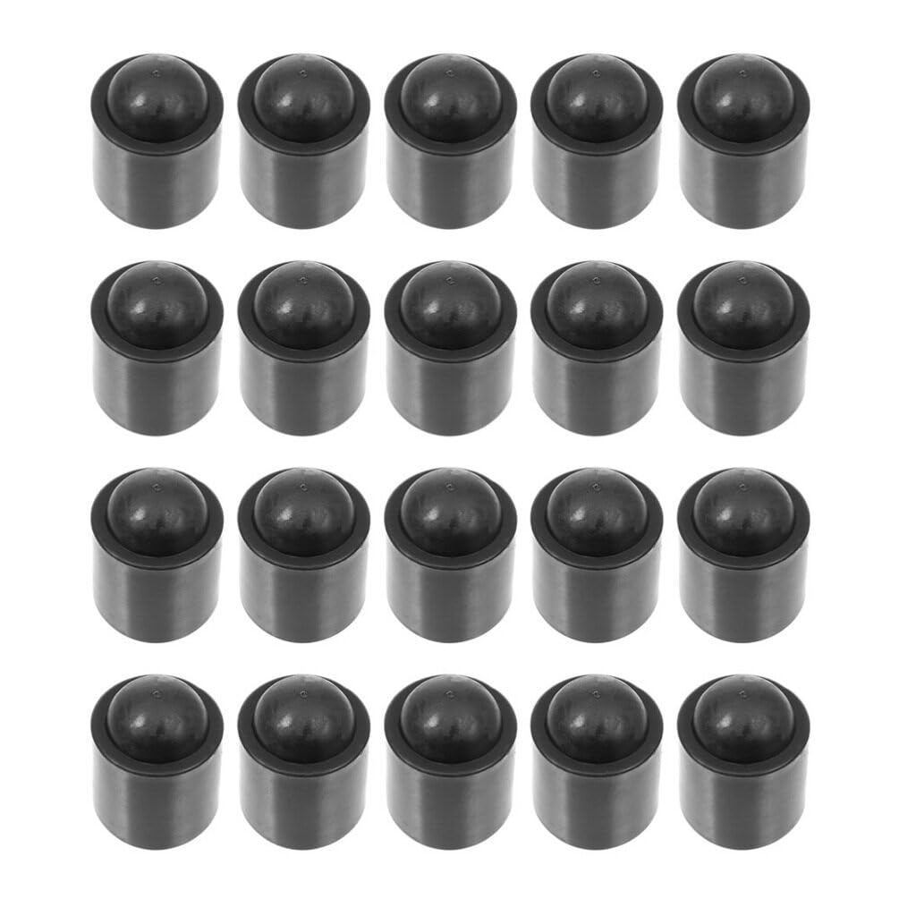 25pcs Pool Cues End Protectors Rubber Billiard Cues End Protector Snooker Pool Parts Pool Billiard Bumpers