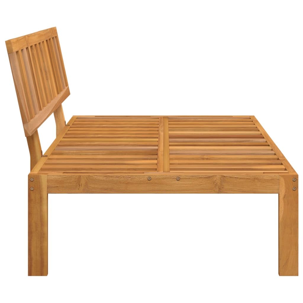 Canapé central palette de jardin bois massif d acacia