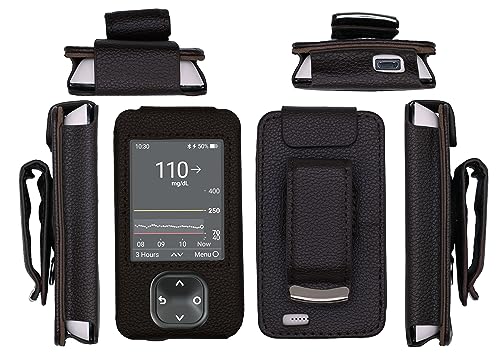 Dexcom G7���V�[�o�[�p�t�B�b�g���U�[�P�[�X �X�N���[���v���e�N�^�[�t��(�J���r�i&�X�g���b�v�t��) (�u���E��)