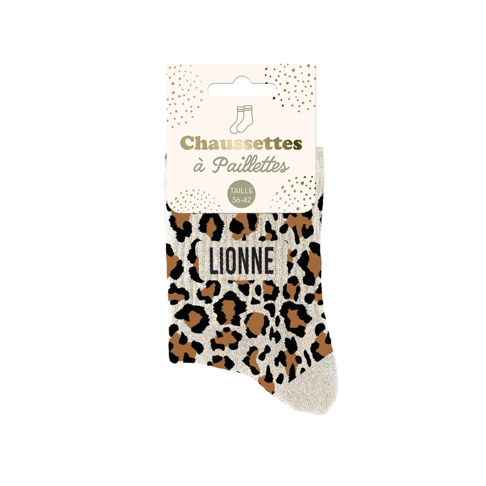 STC Glitter socks lioness