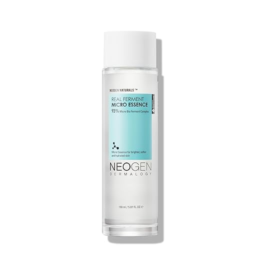 DERMALOGY by NEOGENLAB Micro Essence Skin Activating 93% Natural Fermented Facial Essence 150ml - Instantly Hydrates and Delivers Healthy Supple Skin (Real Ferment Micro Essence150ml)
