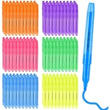 Kifmurase 180Pcs Bulk Highlighter, Color Highlighters, Assorted Colors Highlighter with Transparent Shell, Wide Chisel Tip Fluorescent Pens, Pastel Highlighters for School, Office, Study Supplies