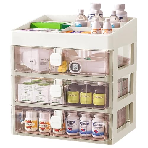 URbazaar Transparent Medical Box, Family First Aid Empty Med...