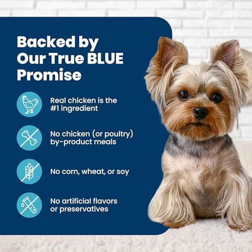 Image of Blue Buffalo Life Protection Formula Chicken & Brown Rice Small Bite Adult Dry Dog Food, Supports Immunity with Antioxidant-Rich LifeSource Bits, Promotes Healthy Muscles, Skin & Coat Health, 34 lbs.