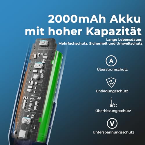 Dong Cheng Mini Akkuschrauber 4V, 3 Drehmoment bis 5Nm, USB-C Ladekabel – Ansicht 3